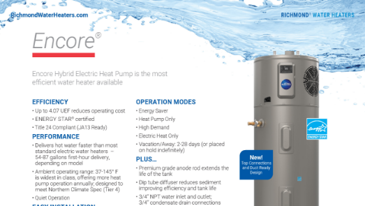 Hybrid Electric Spec Sheet