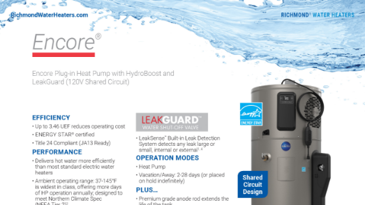 Plug-in With HydroBoost and LeakGuard Spec Sheet