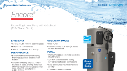 Plug-in With HydroBoost Spec Sheet